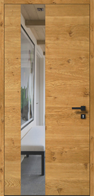Entrance Door wood-stone HS901 View inside
