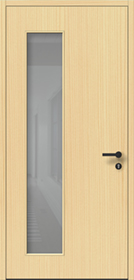 Entrance Door wood-stone HS905 View inside