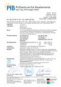 Certifikat RC2 DOORS